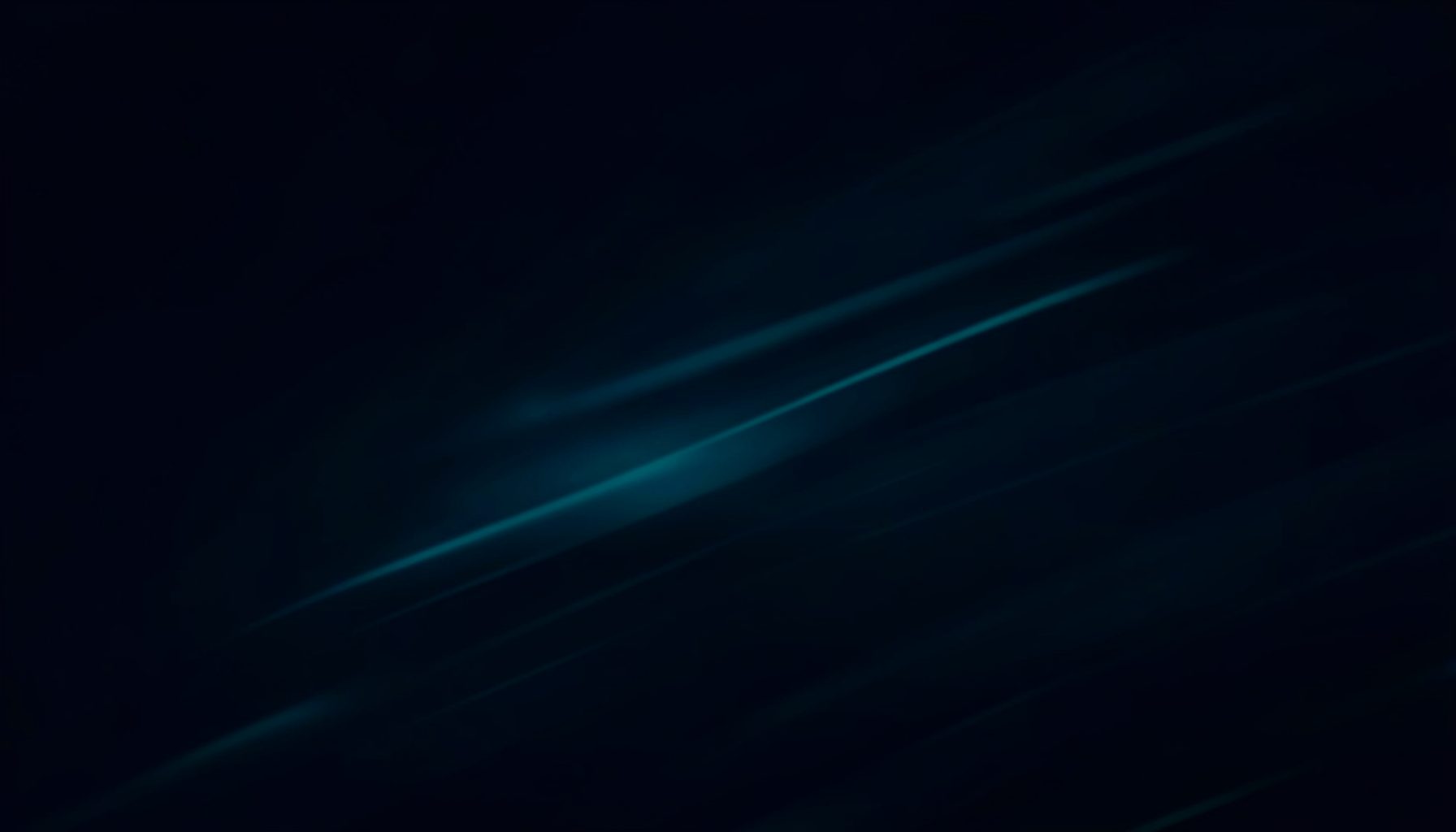 Abstract dark navy background with subtle teal light streaks, conveying forward motion and reliability